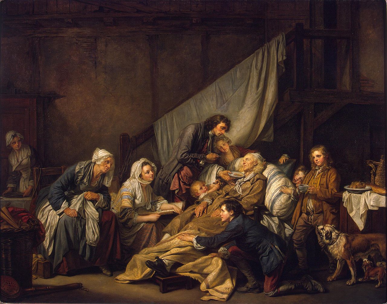 Jean-Baptiste Greuze - Filial piety (1763)