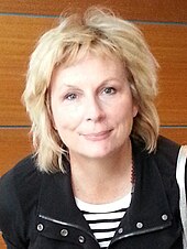 Saunders planned to begin writing a film version of the series in 2012 and confirmed that she had begun the writing process in 2014. Jennifer Saunders 2014.jpg