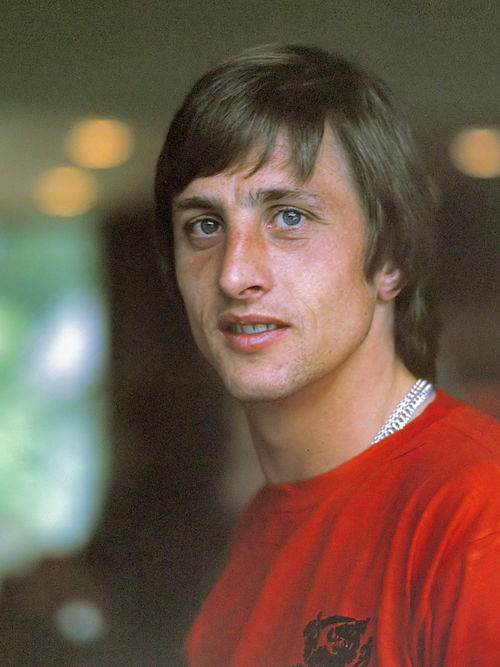 Cruyff with the Netherlands in 1974