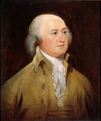 John Adams (portrait by John Trumbull) held Gerry in high regard.
