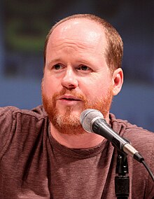 Visage d'un homme blanc, avec une légère barbe rousse, portant un T-shirt brun, avec un micro en premier-plan