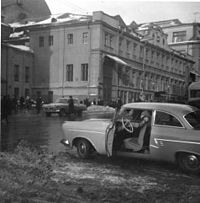 Здание театра в 1959 г. Видна нереконструированная сценическая коробка