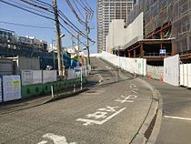 交通広場接続道路の供用後にこの道路は使用できなくなる