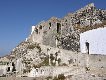 Fortifications of Pyrgos Castle.