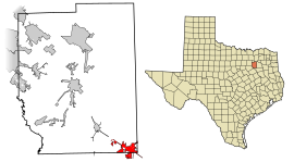 Kaufman County Texas Incorporated Areas Mabank highlighted.svg