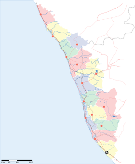 Kerala locator map.svg