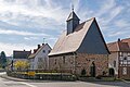 * Nomination: Church in Ronhausen. --Hydro 08:17, 25 October 2015 (UTC) Lighting not really good but ok. It needs a vertical perspective correction, though --Poco a poco 08:52, 25 October 2015 (UTC) * * Review needed