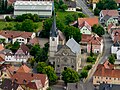 * Nomination The Roman Catholic Parish Church of St. Kilian in Pretzfeld, aerial view --Ermell 05:38, 17 July 2023 (UTC) * Promotion  Support Good quality. --Jakubhal 10:43, 23 July 2023 (UTC)