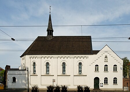 Klarissenkloster in Duesseldorf Pempelfort, von Westen