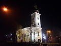 Church of Our Lady of Lourdes by night