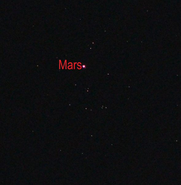 File:Konjunktion Mars-M44 am 2 Juni 2023 beschriftet.png
