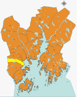 Localização do Distrito Slettheia