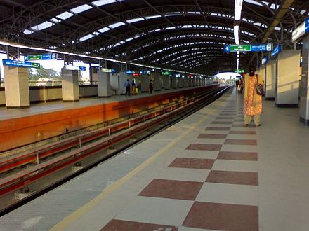 Netaji metro station and the third rail electrification
