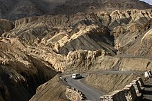 A vehicle on the Himalaya Highway 3