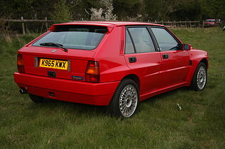 Lancia Delta Integrale Evo at Bristol Italian Car Day 2010