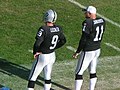 Shane Lechler & Sebastian Janikowski at Falcons at Raiders 11-2-08
