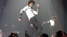 Les Twins performing at the Revel Presents: Beyonce Live concert in Atlantic City on May 28, 2012 Les Twins performing at Beyonce Revel concert 2012-05-28.png