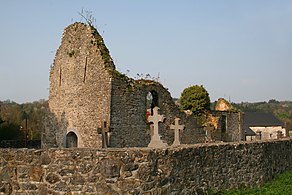 Éruinnes ed l'église Saint-Martin, détruite in 1967