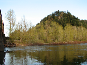 Sandy River på Lewis og Clark SRS