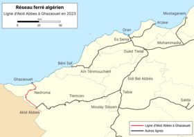 Image illustrative de l’article Ligne de Akid Abbes à Ghazaouet