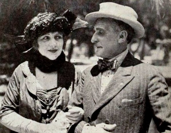 Lila Leslie with Weigel, 1921