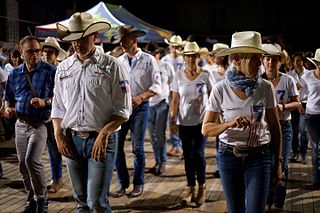 A line dance is a choreographed dance in 