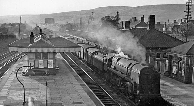 The former Llantrisant station in 1962