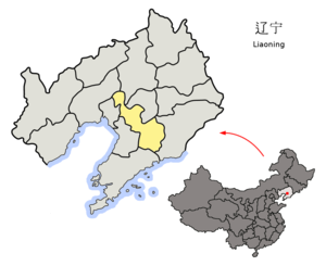 Location of Anshan Prefecture within Liaoning (China).png