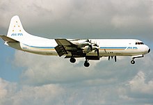 Anfang der 1990er-Jahre wurden geleaste Lockheed L-188AF auf Frachtflügen eingesetzt