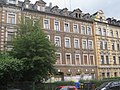 Apartment building in closed development with front garden