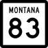 Montana Highway 83 markeri