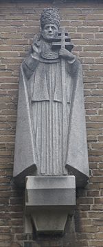 Maastricht - H. Guilielmuskerk - paus Pius X - Jean Sondeijker 1958 20140830.jpg