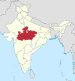 Madhya Pradesh in India.svg