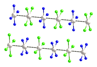 <span class="mw-page-title-main">Linear chain compound</span> Materials made of one-dimensional arrays of metal-metal bonded molecules
