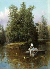 Sur la rivière près de Saint Pétersbourg (1884)