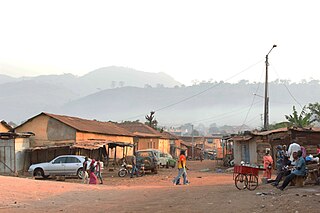 <span class="mw-page-title-main">Man, Ivory Coast</span> Place in Montagnes, Ivory Coast