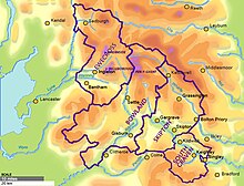 The Archdeaconery of Craven is much larger than civic District of Craven[63]