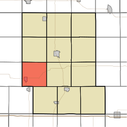 Sharon Township, Audubon County, Iowa.svg'yi vurgulayan harita