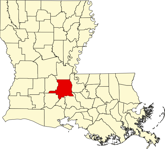 File:Map of Louisiana highlighting Saint Landry Parish.svg