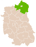 Posizione del Powiat Bialski nel Voivodato di Lublino