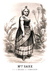 Saxe as Sélika in L'Africaine