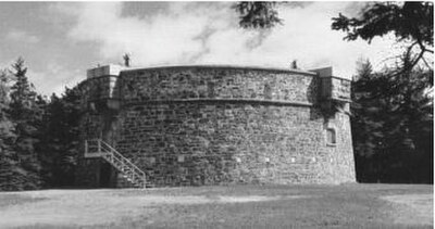 Prince of Wales Tower – oldest Martello tower in North America (1796), Point Pleasant Park, Halifax, Nova Scotia, Canada