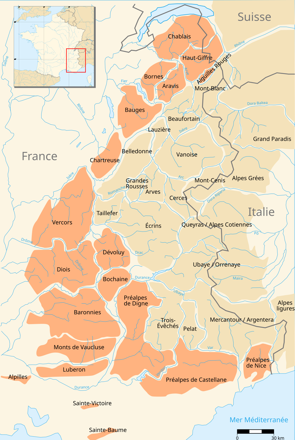 Préalpes France Wikipédia