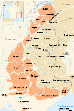 Massifs des Préalpes map-fr.svg