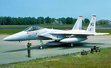 9th Squadron commander's aircraft, about 1980 McDonnell Douglas F-15A-19-MC Eagle 77-0109.jpg