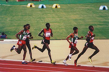 Competition underway Mens 10000m final sydney olympics 2000.jpg