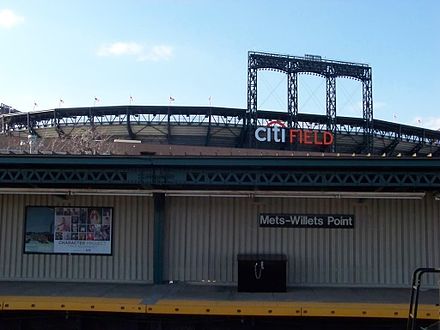 Citi Field is serviced by the IRT Flushing Line at the Mets – Willets Point station.