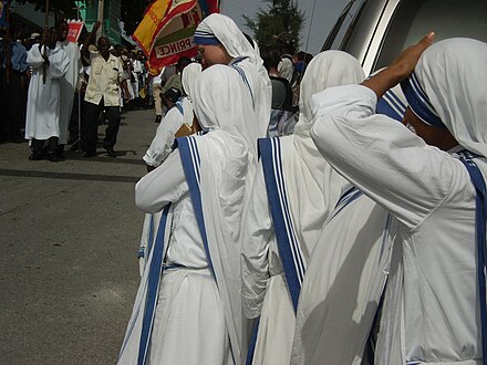 Missionaries of Charity sisters in Haiti