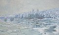 Claude Monet: Eisbruch, 1880, University of Michigan Museum of Art, Ann Arbour