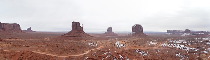 Panorama in winter